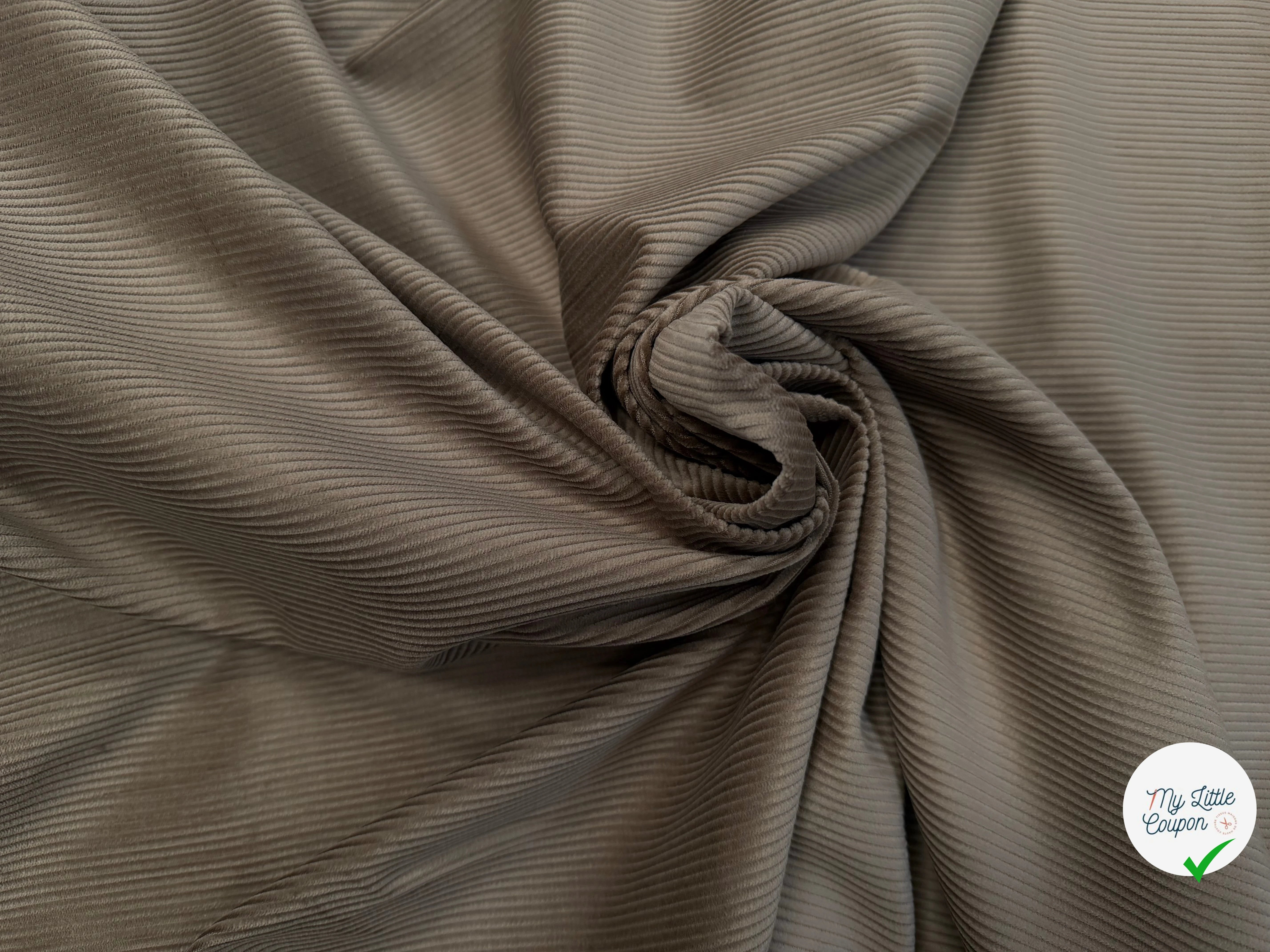 VELOURS CLASSIC 500 RAIES ARGILE - My Little Coupon