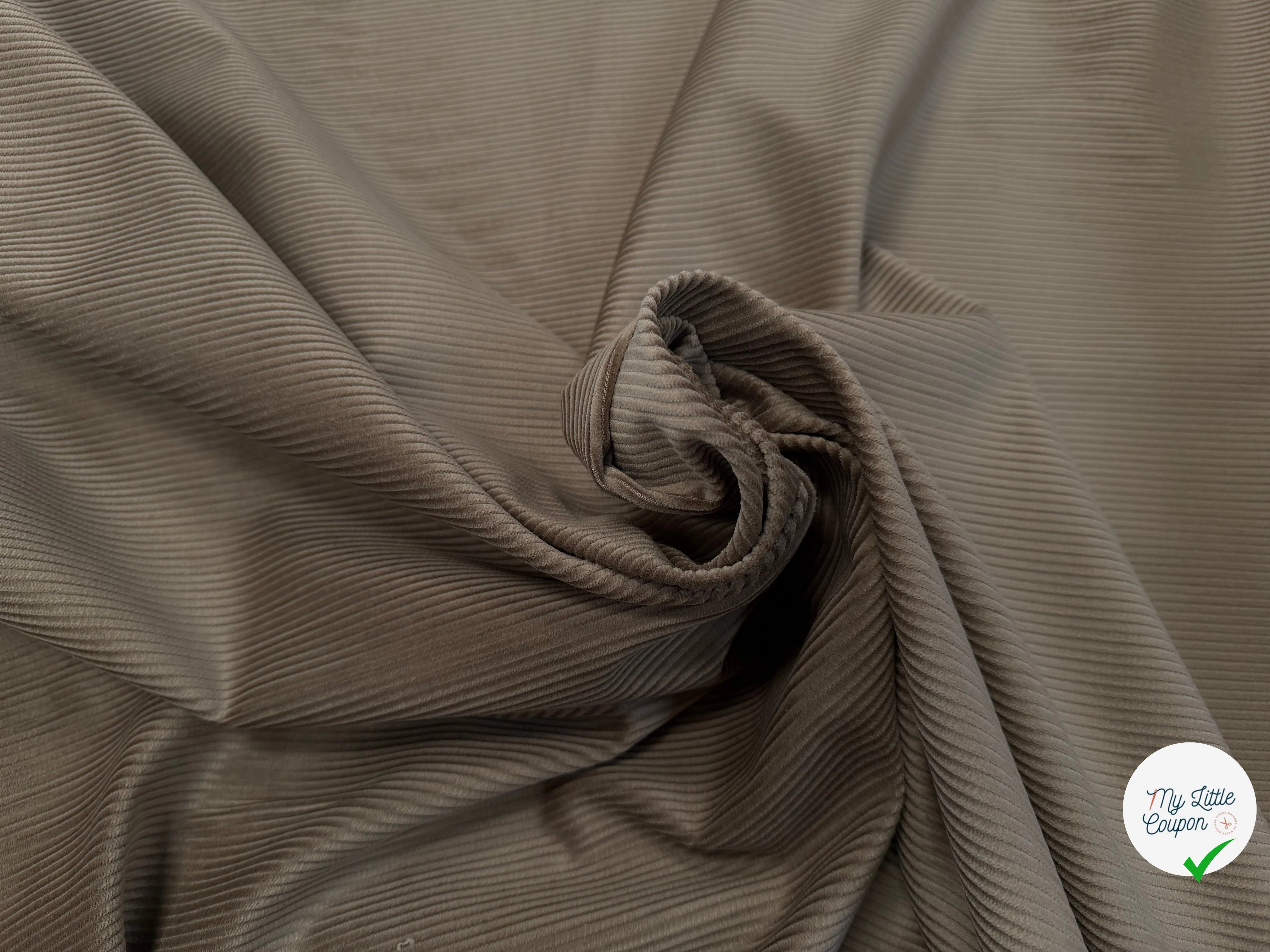 VELOURS CLASSIC 500 RAIES ARGILE - My Little Coupon