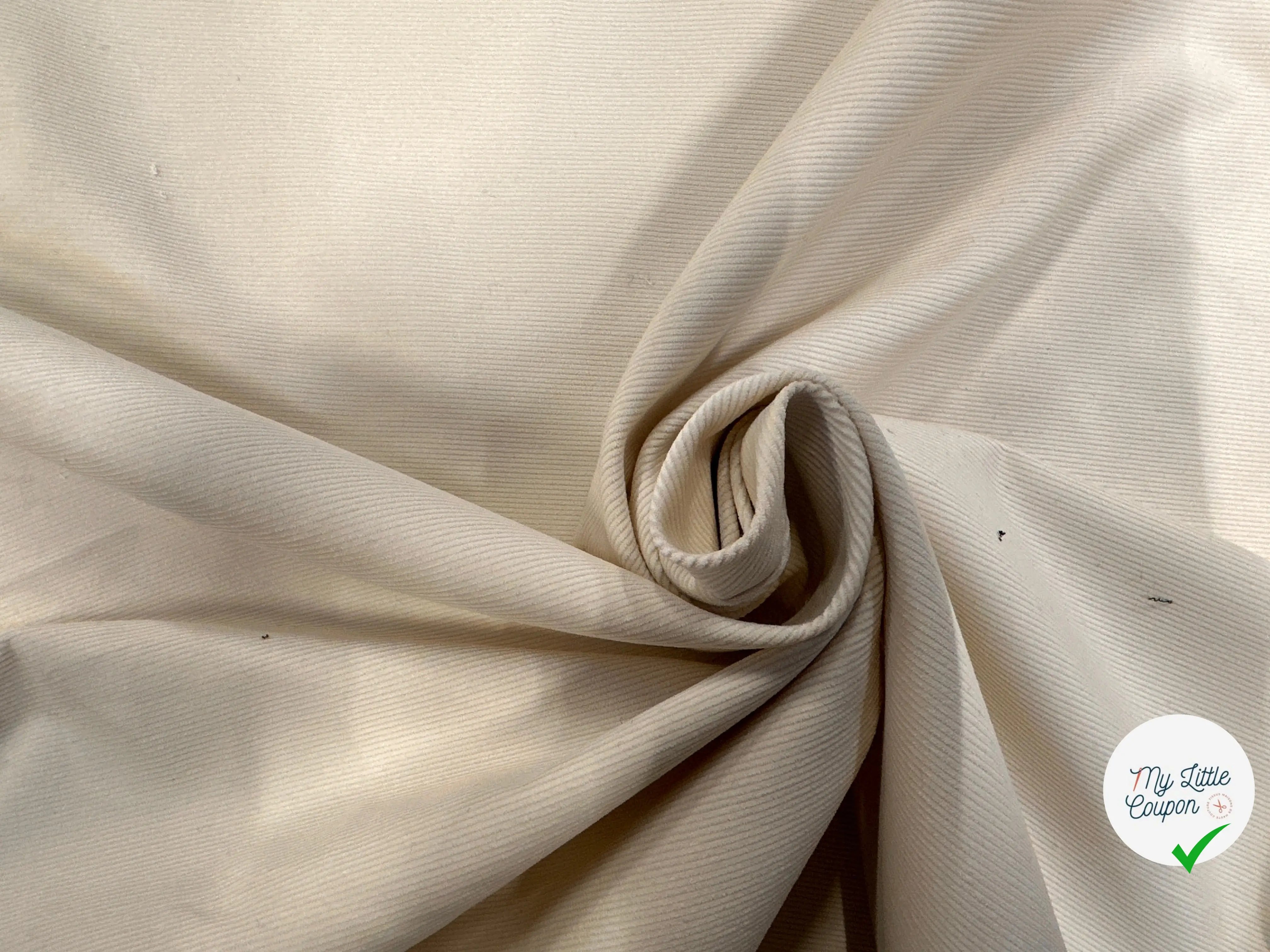 VELOURS CORDUROY MILLE RAIES IVORY MLC INTERN