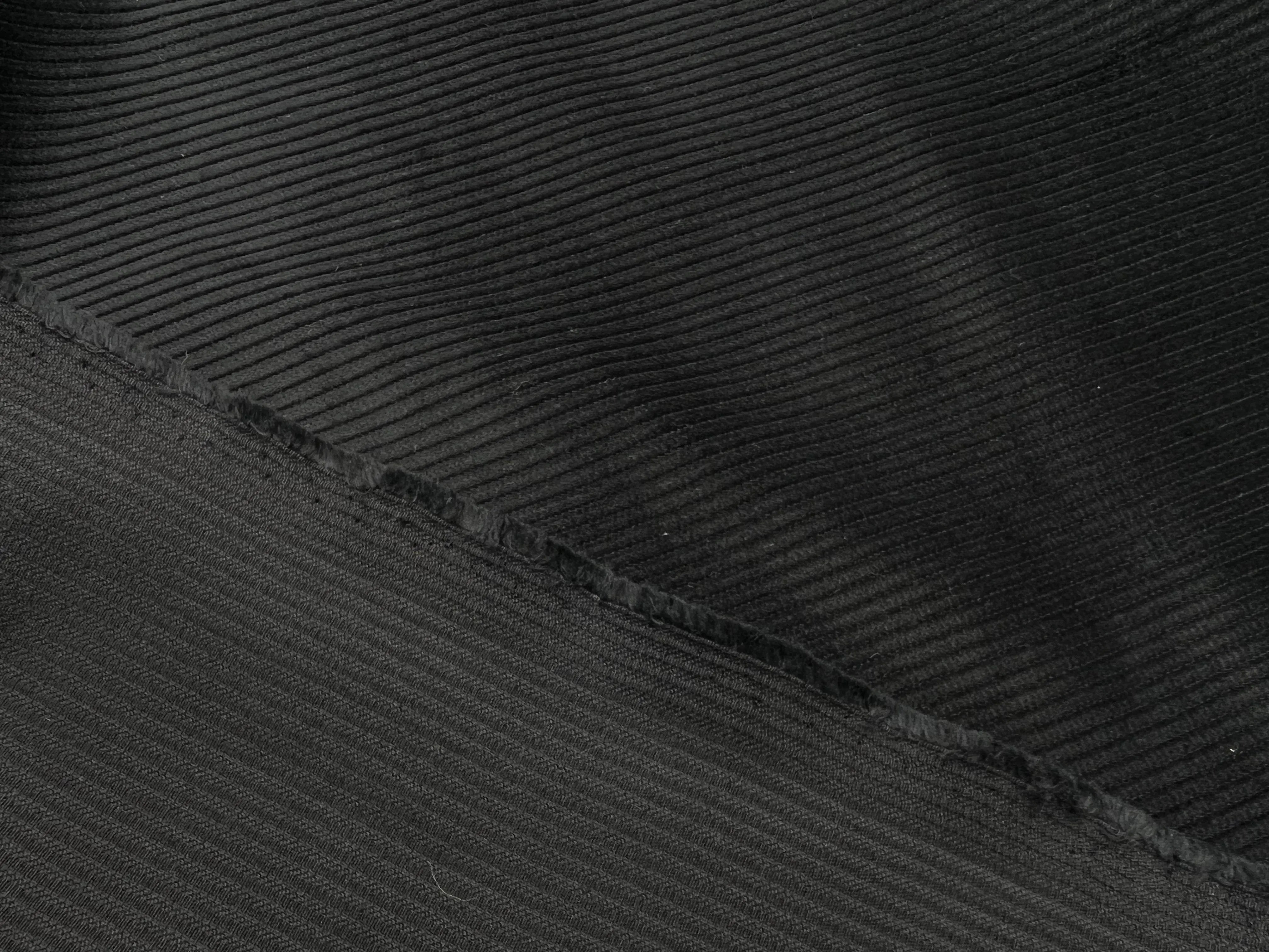 VELOURS CÔTELÉ 300 RAIES NOIR - My Little Coupon - tissu - coudre