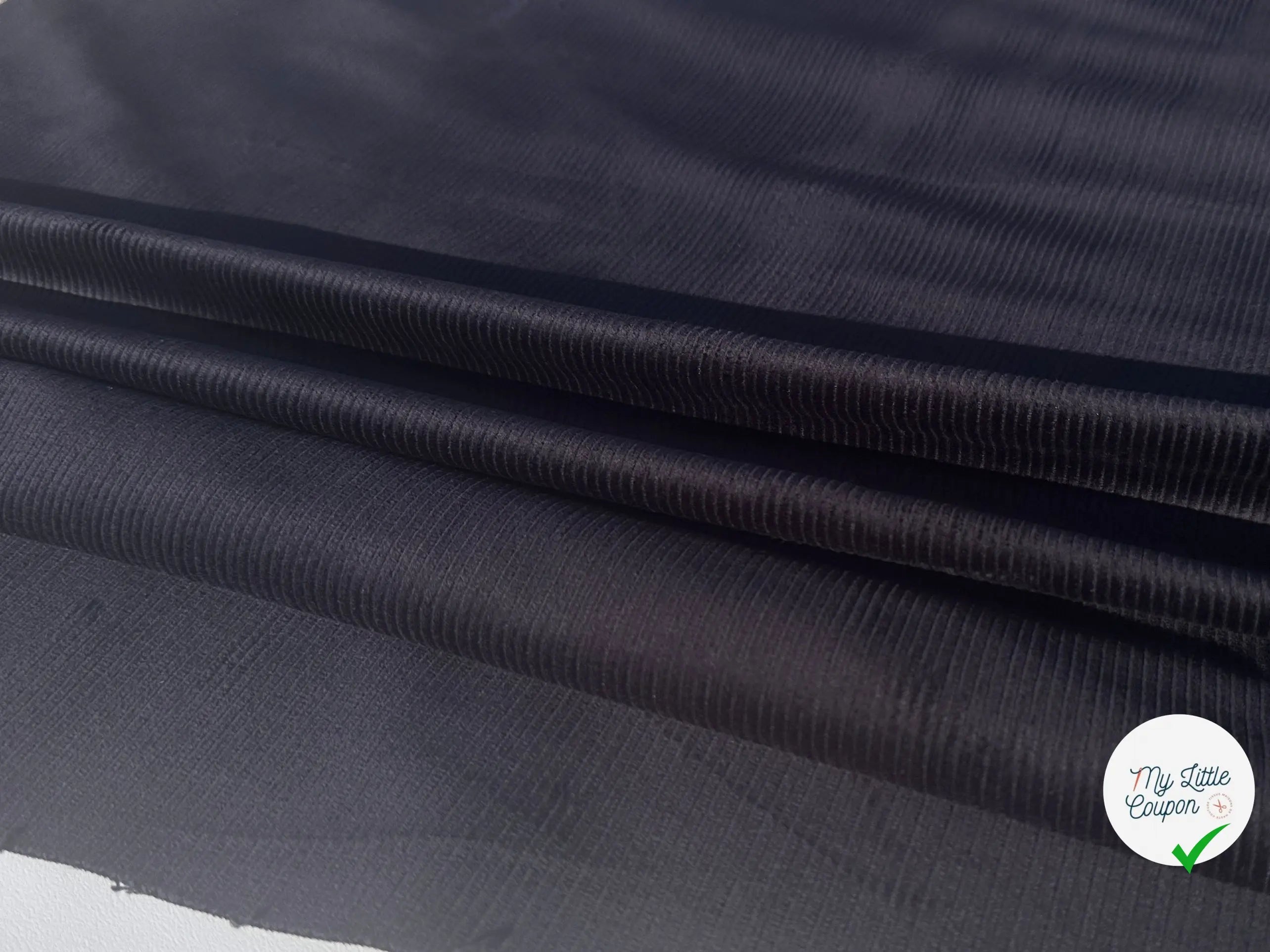 VELOURS CÔTELÉ CHIC BLEU NUIT SUBLIME - My Little Coupon