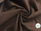 VELOURS CÔTELÉ 300 RAIES CHOCO - My Little Coupon - tissu - coudre