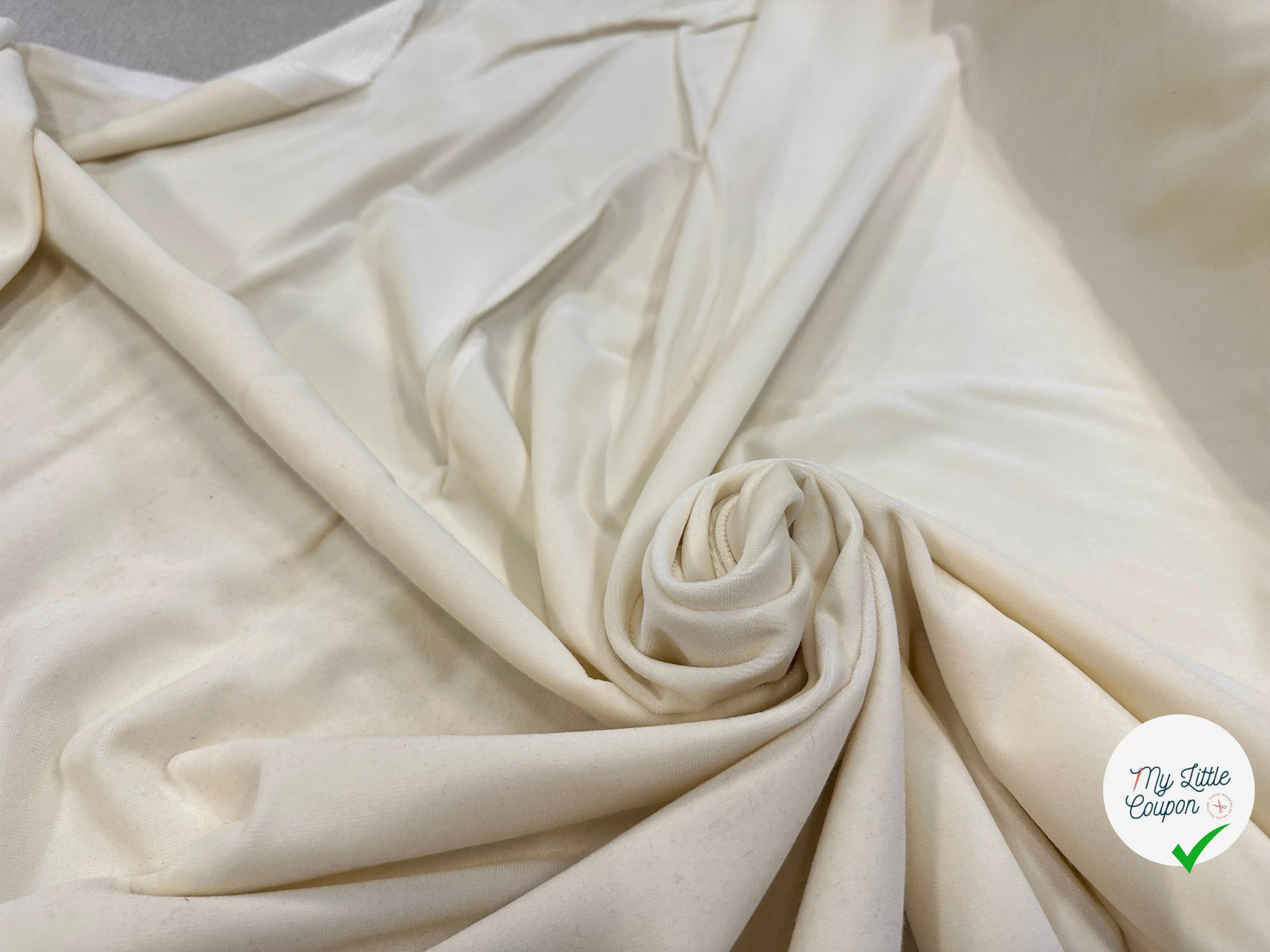 VELOURS COTON ÉCRU - My Little Coupon