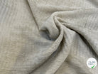 VELOURS DE COTON 500 RAIES BEIGE CLAIR 140CM - My Little Coupon