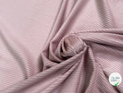 VELOURS DE COTON CORDELET SEERSUCKER ROSE 100% COTON - My Little Coupon