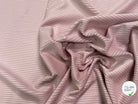 VELOURS DE COTON CORDELET SEERSUCKER ROSE 100% COTON - My Little Coupon