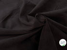 VELOURS DE COTON COTELÉ 1000 RAIES MARRON FONCÉ - My Little Coupon