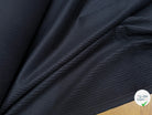 VELOURS DE COTON FANTAISIE 300 RAIES BLEU MARINE 100% COTON - My Little Coupon