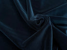 VELOURS DE COTON LISSE BLEU NUIT 100% COTON - My Little Coupon