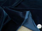 VELOURS DE COTON LISSE BLEU NUIT 100% COTON - My Little Coupon