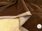 VELOURS DE COTON LISSE CARAMEL 100% COTON - My Little Coupon