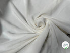 VELOURS DE COTON MOUSSE STRETCH BLANC CASSÉ TOUCHER DOUX - My Little Coupon