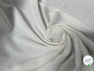 VELOURS DE COTON MOUSSE STRETCH BLANC CASSÉ TOUCHER DOUX - My Little Coupon