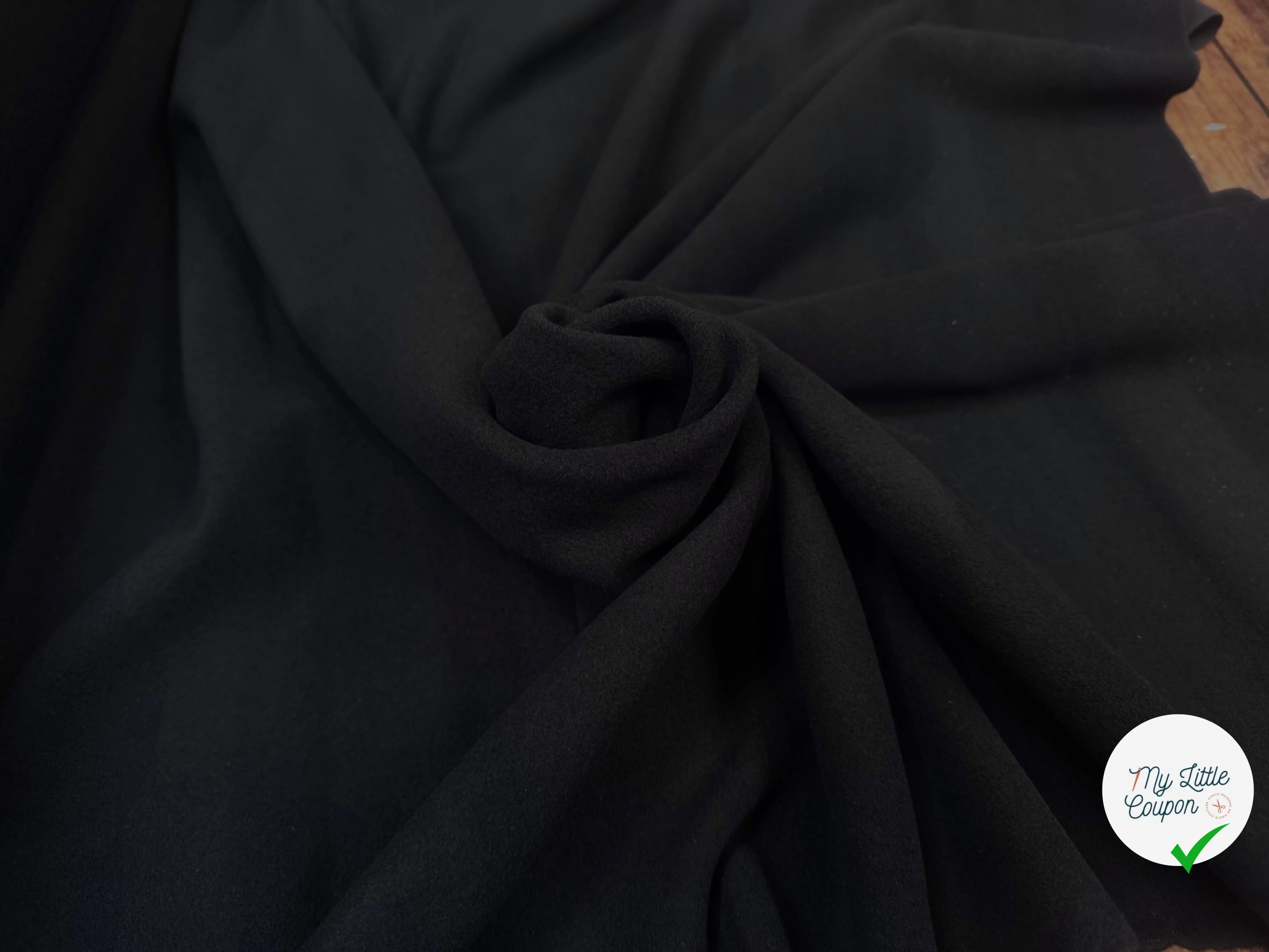 VELOURS DE LAINE MOELLEUX BLEU NUIT - My Little Coupon