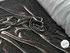 VELOURS DE SOIE VERT BOUTEILLE - My Little Coupon - tissu - coudre