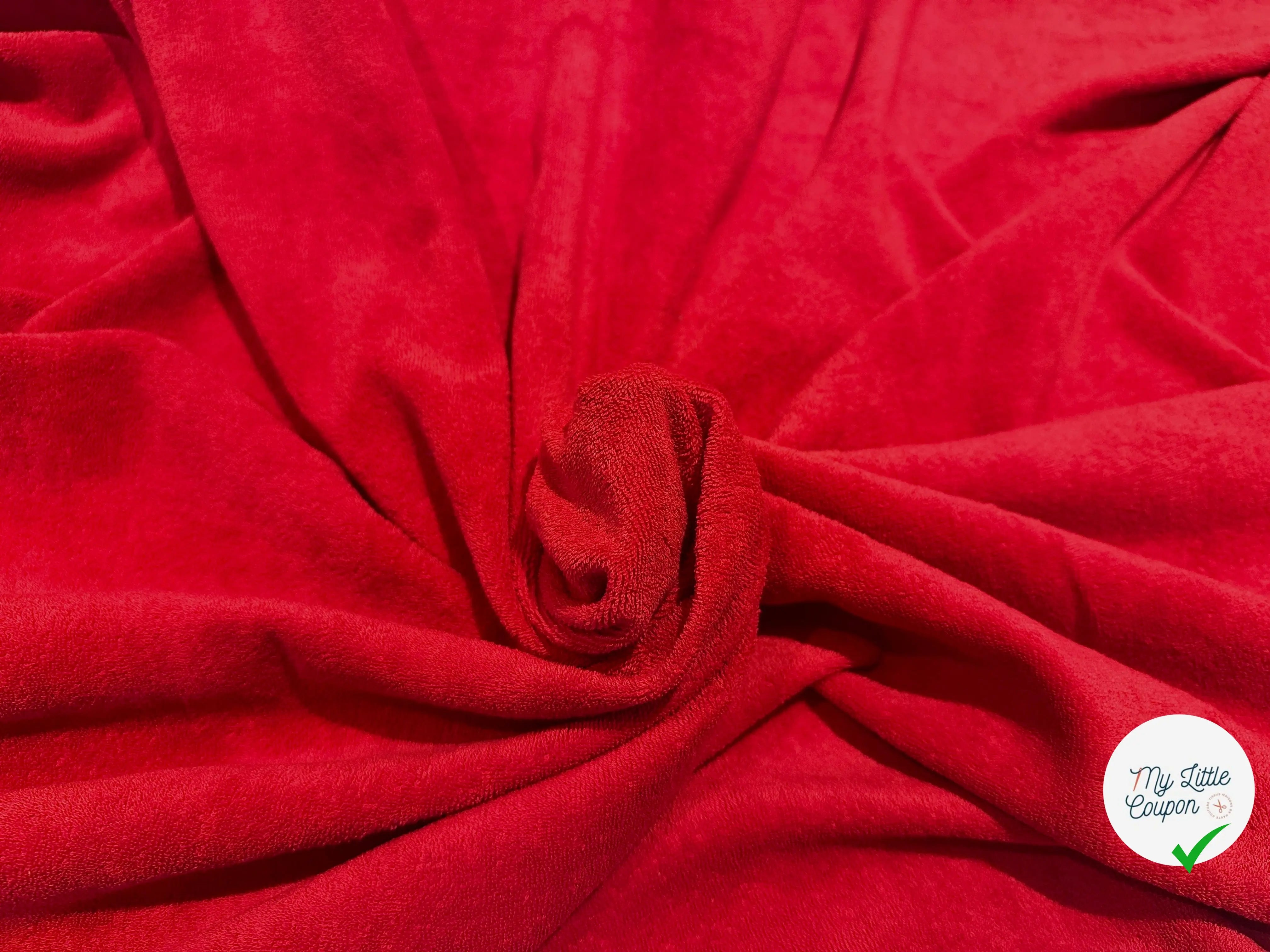VELOURS ÉPONGE ROUGE SANG MSO