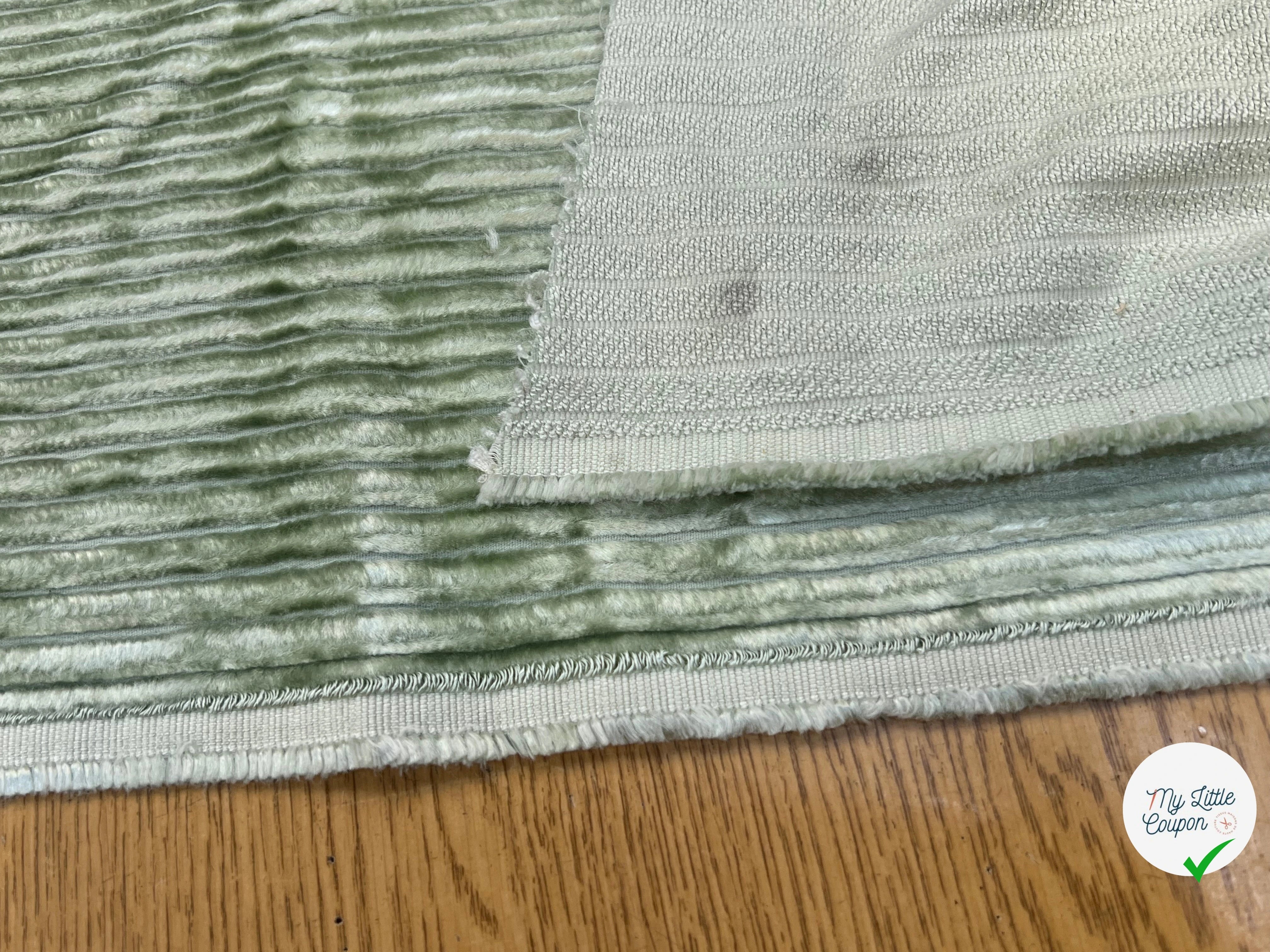 VELOURS GROSSES CÔTES AMANDE - My Little Coupon