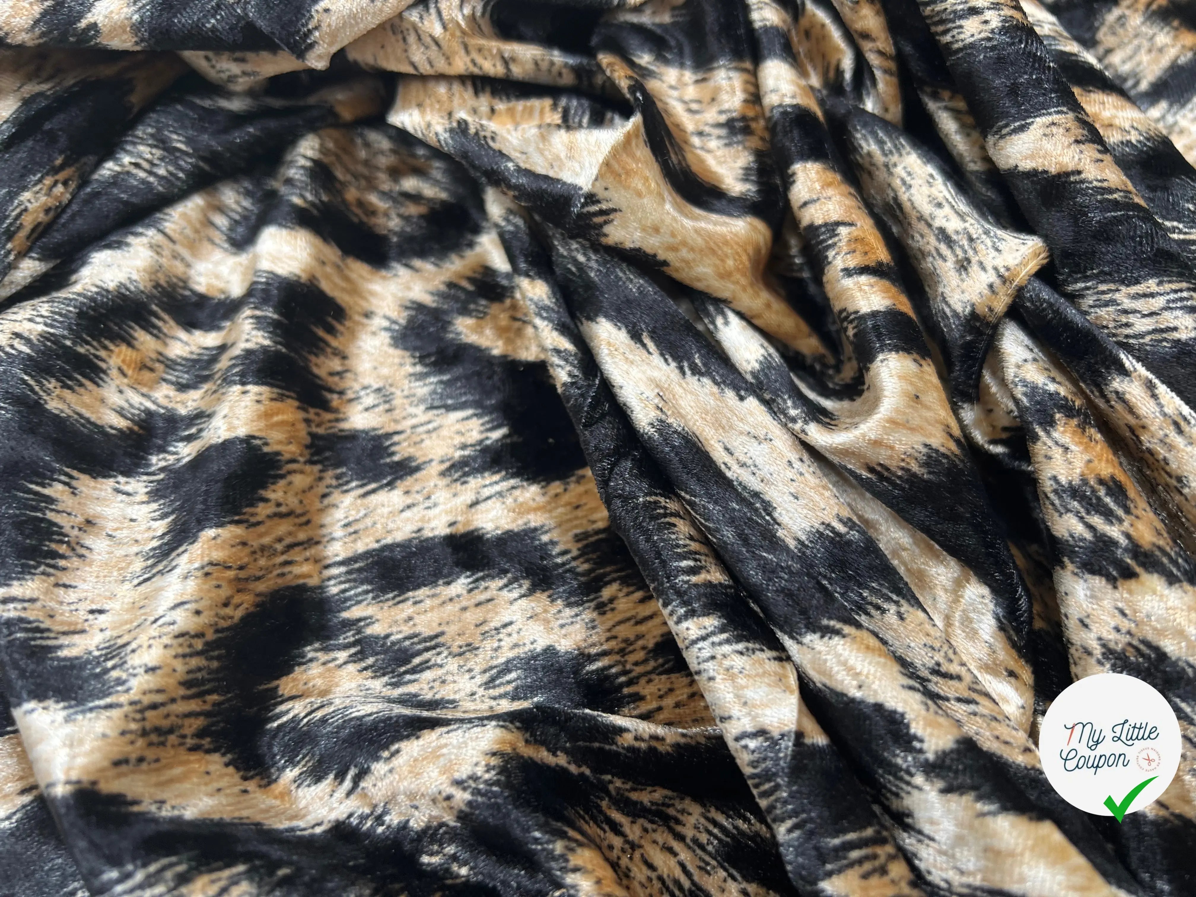 VELOURS LISSE LÉOPARD - My Little Coupon