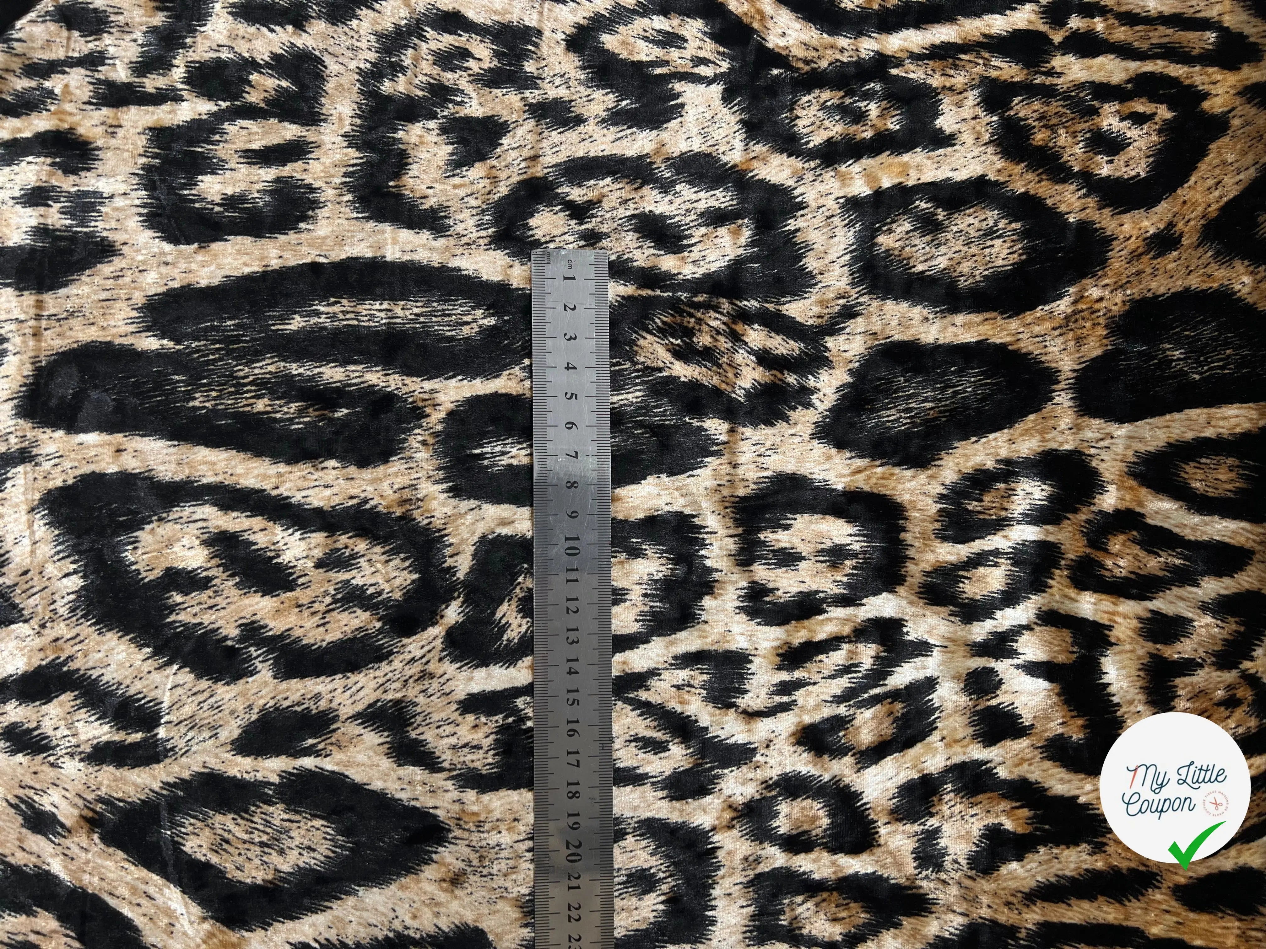 VELOURS LISSE LÉOPARD - My Little Coupon