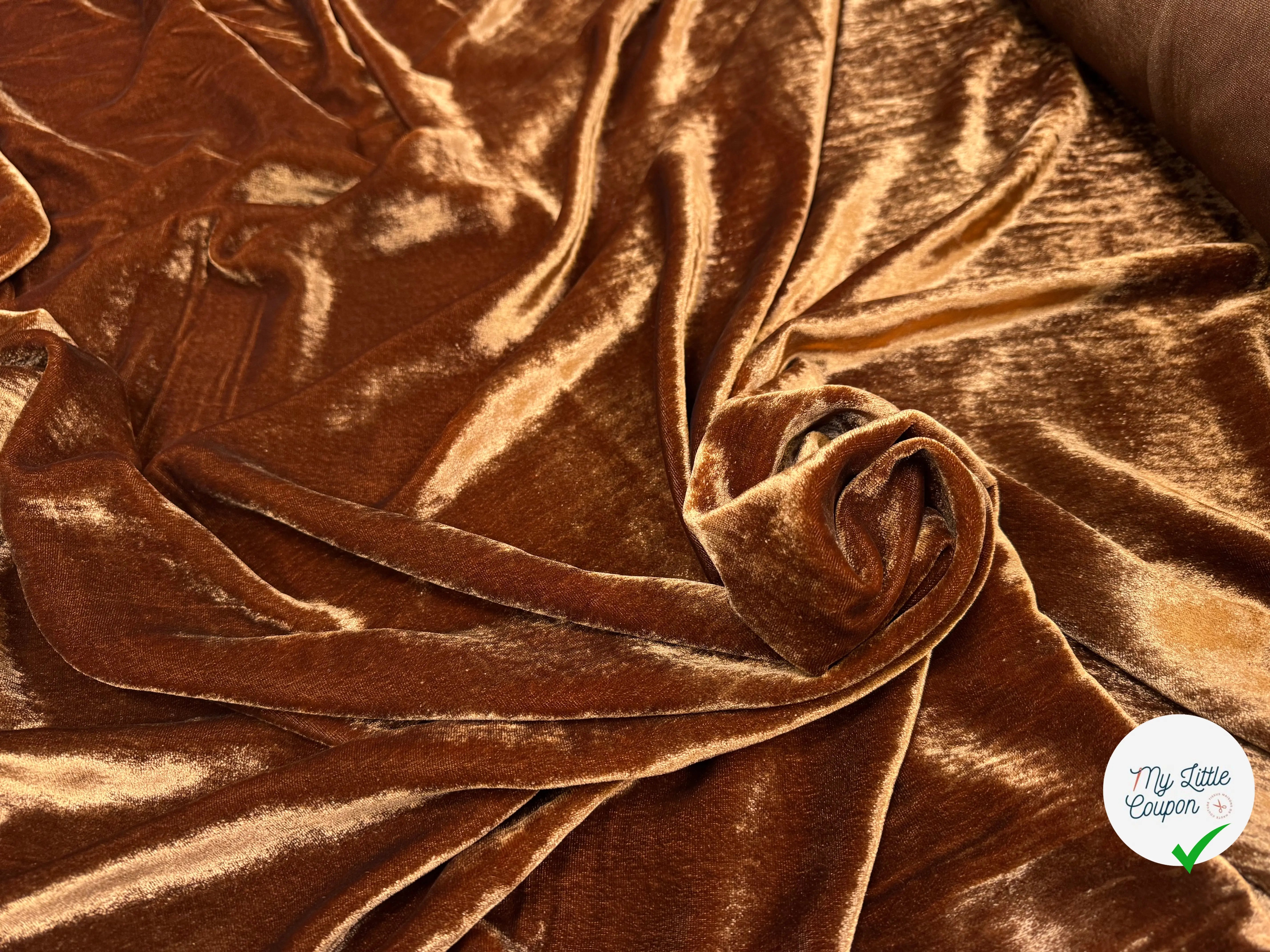 VELOURS LISSE MARRON - My Little Coupon
