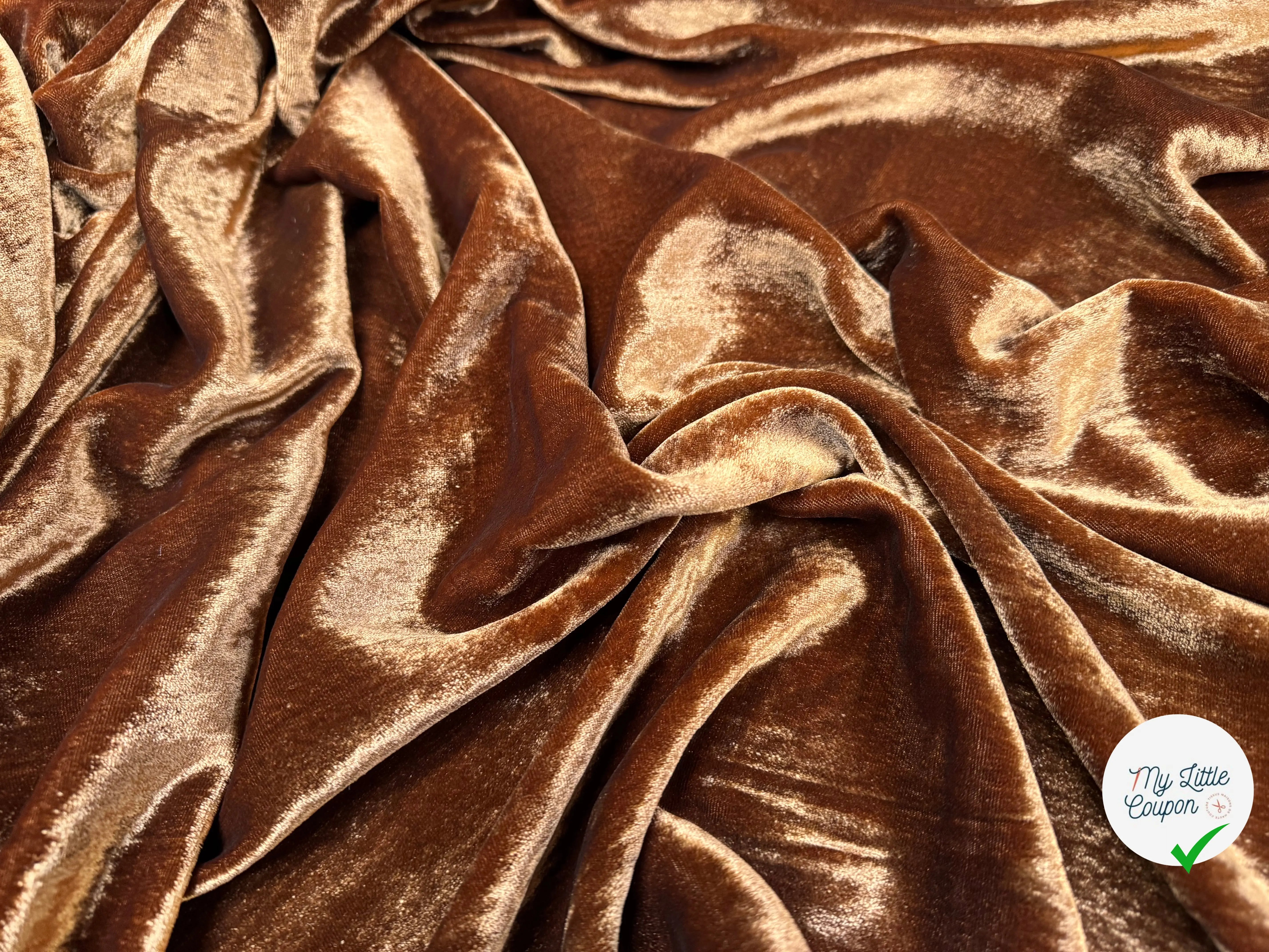 VELOURS LISSE MARRON - My Little Coupon