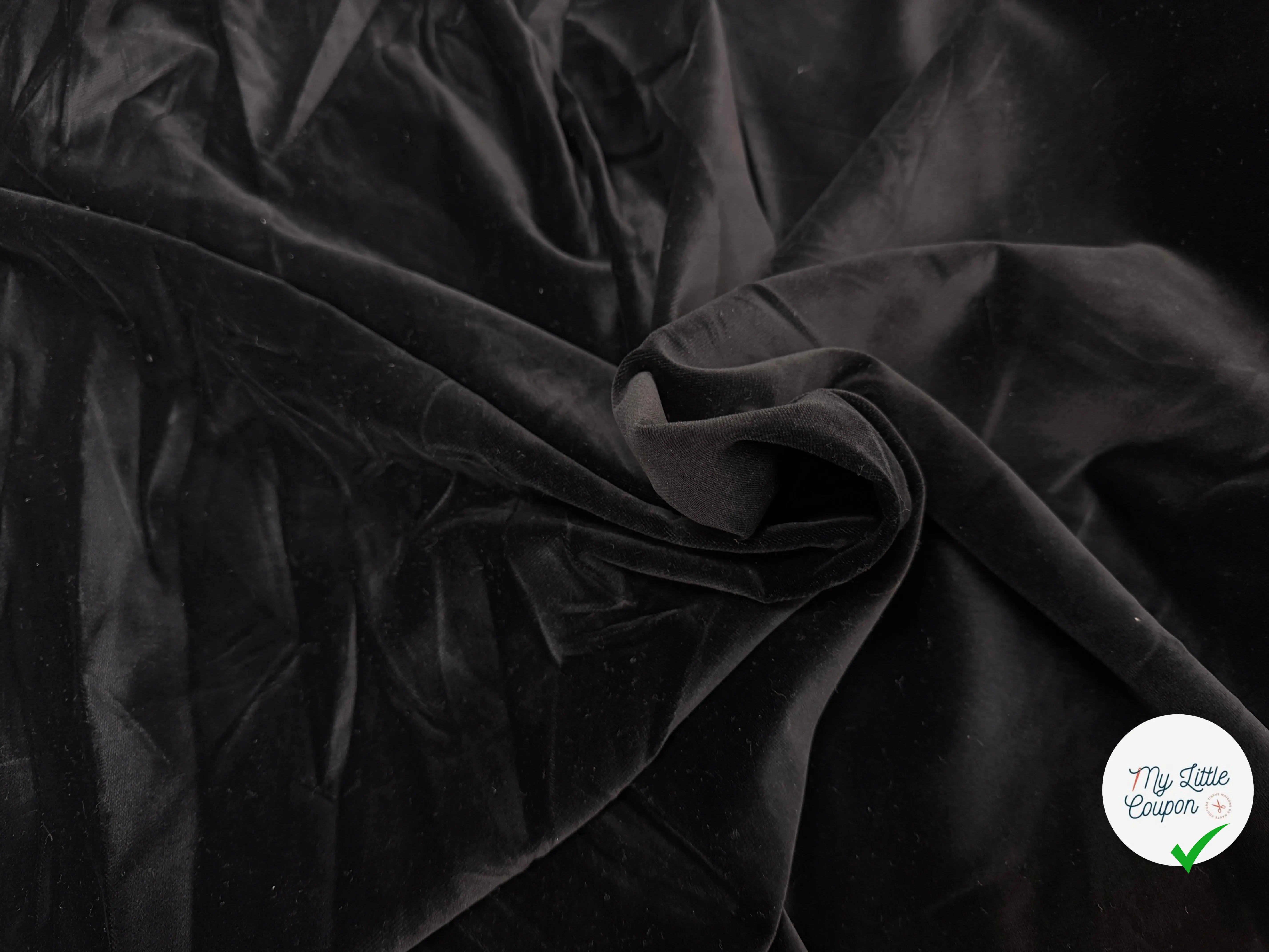 VELOURS LISSE NOIR - My Little Coupon