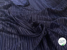 VELOURS PLISSÉ BLEU FONCE MLC INTERN