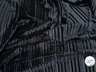 VELOURS PLISSÉ DEEP BLACK - My Little Coupon