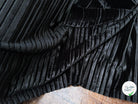 VELOURS PLISSÉ DEEP BLACK - My Little Coupon