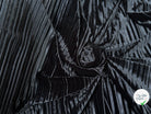 VELOURS PLISSÉ DEEP BLACK - My Little Coupon