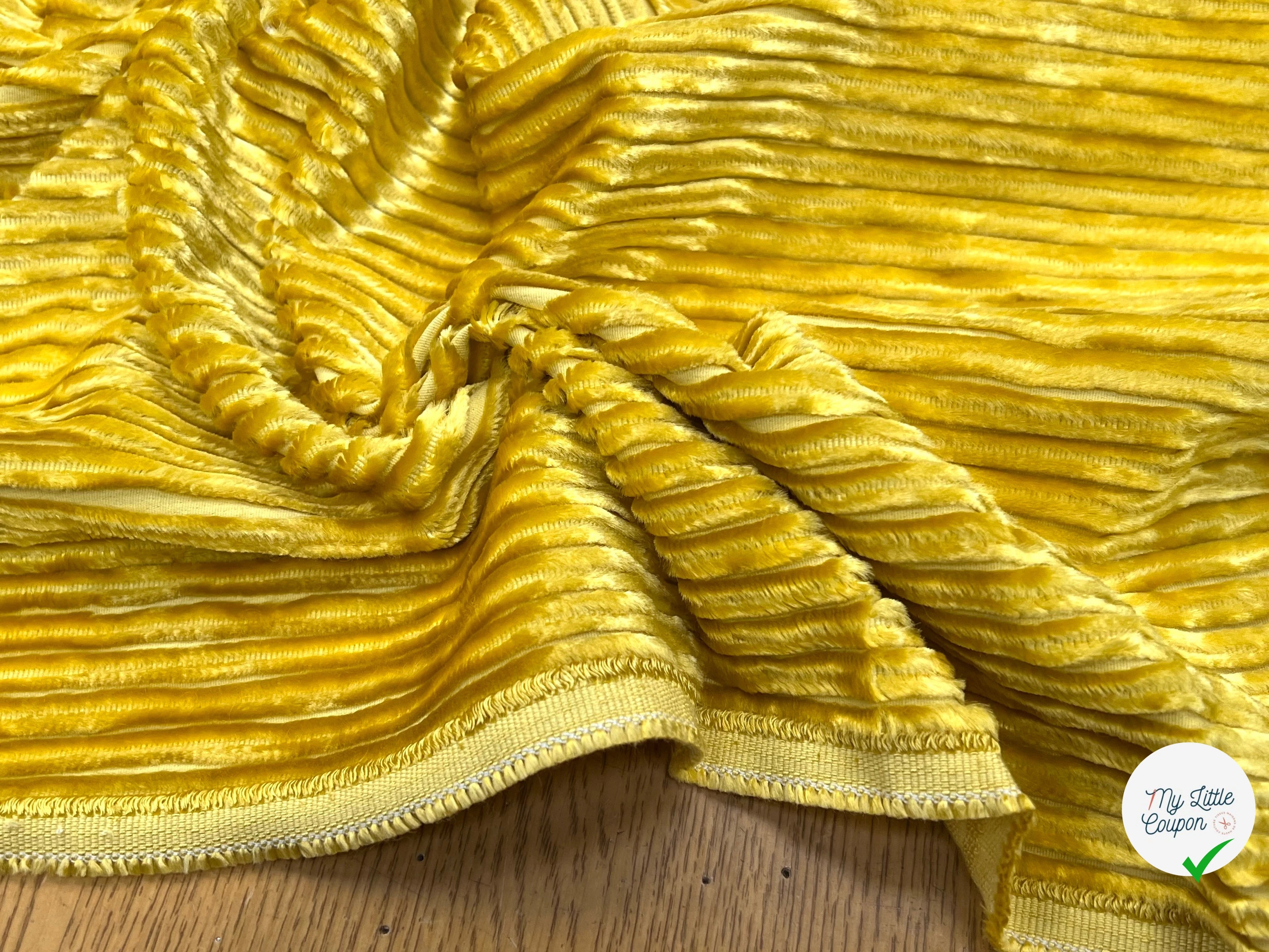 VELOURS PUEBELA JAUNE 130CM - My Little Coupon