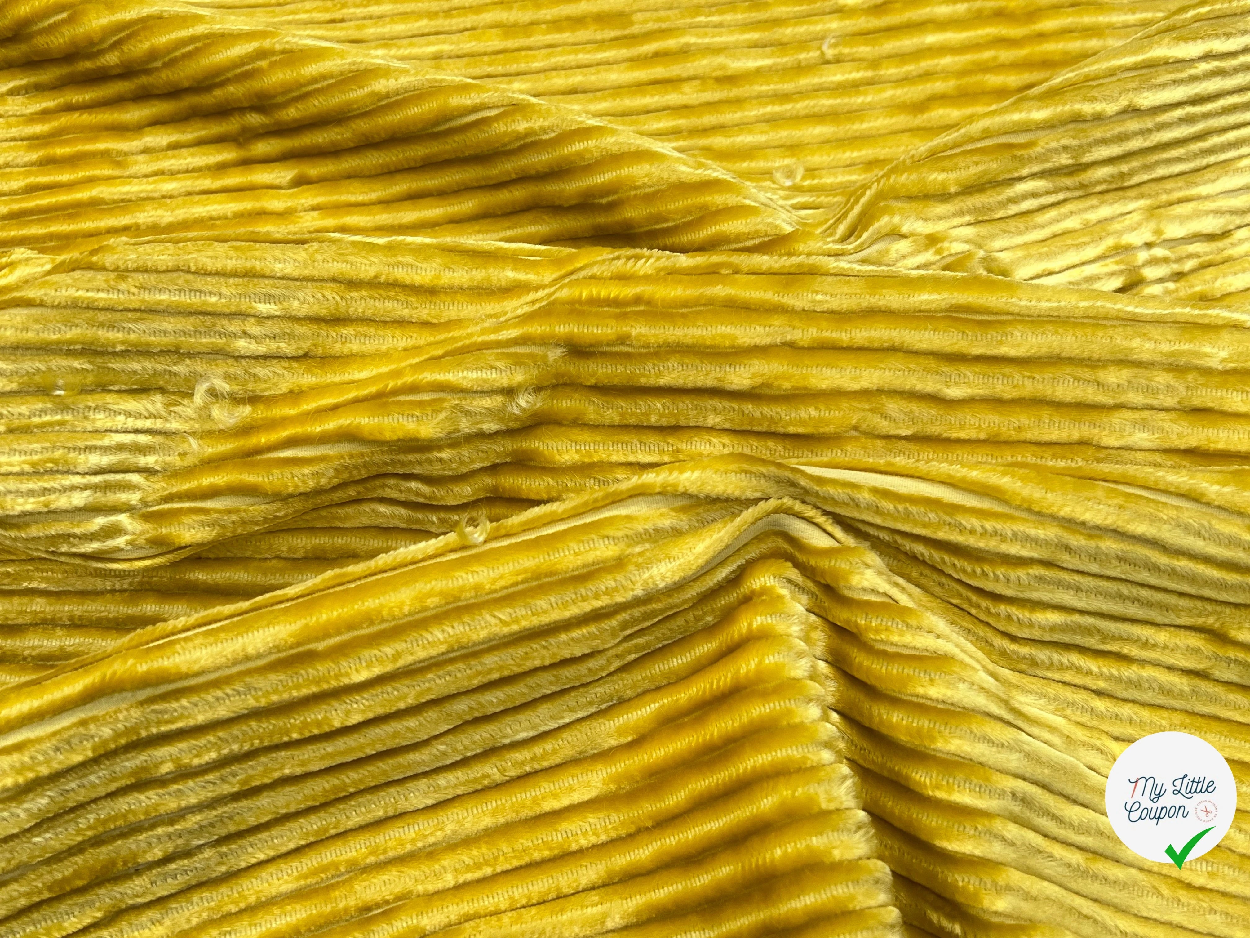 VELOURS PUEBELA JAUNE 130CM - My Little Coupon