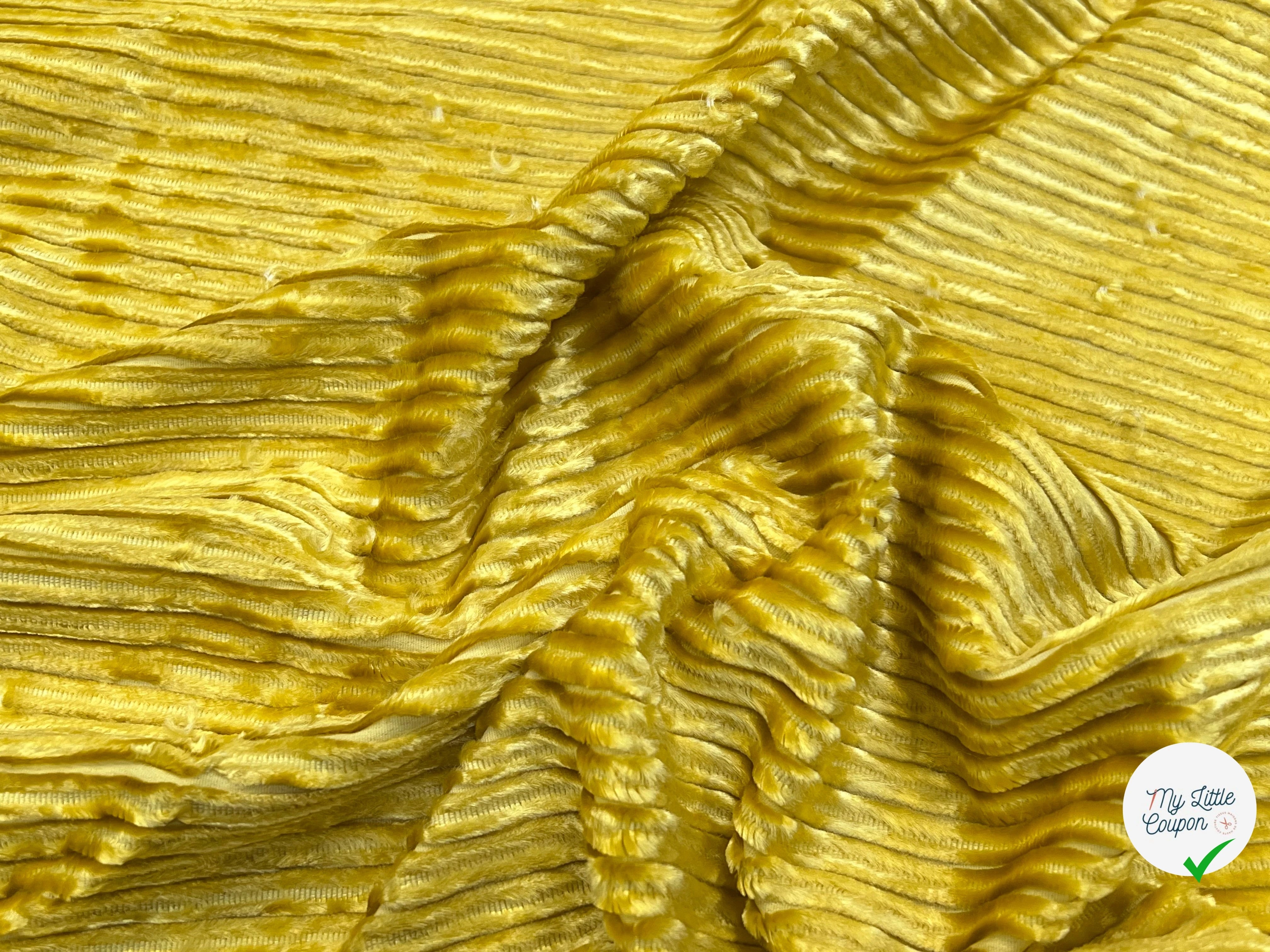 VELOURS PUEBELA JAUNE 130CM - My Little Coupon