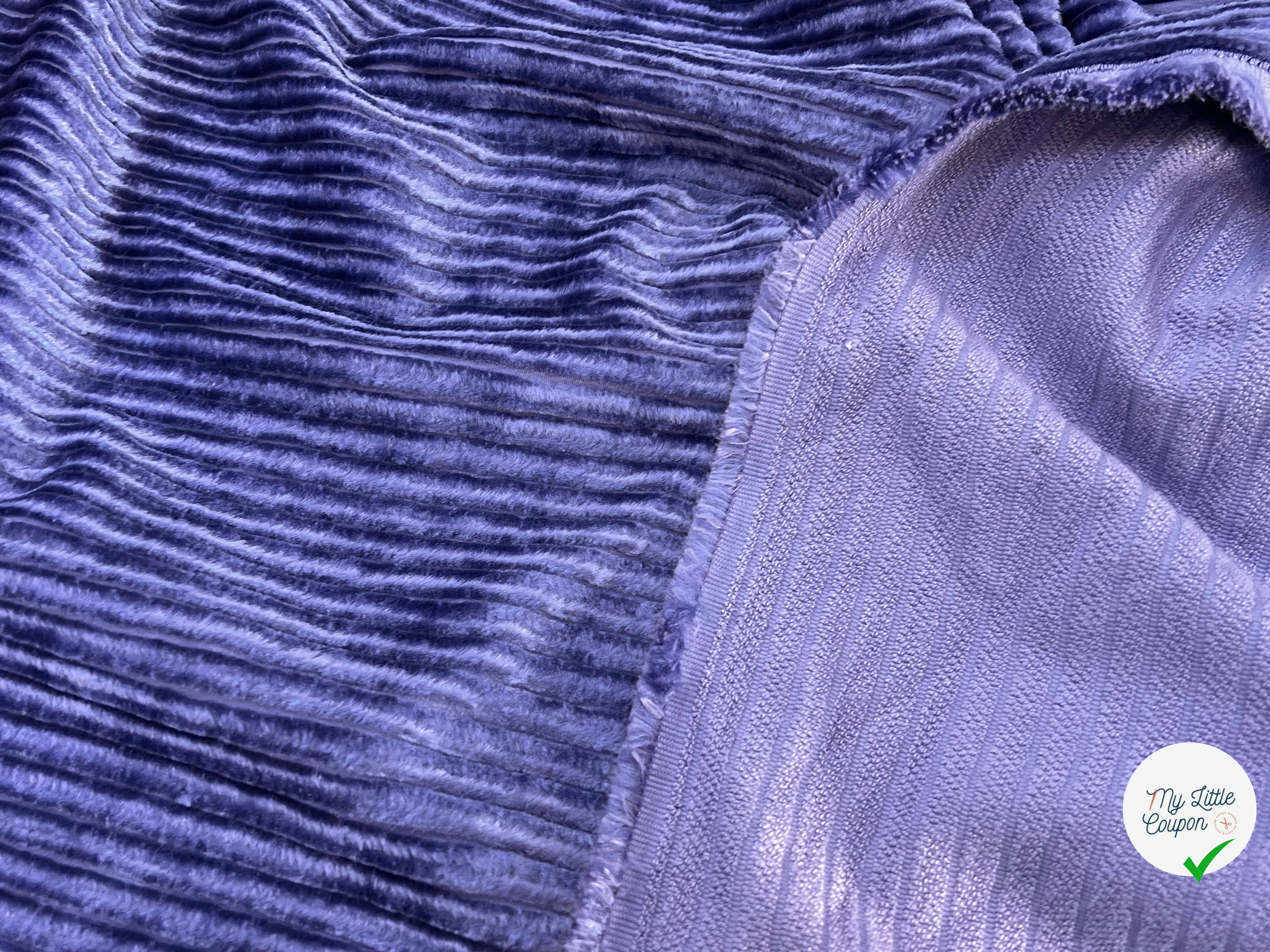 VELOURS PUEBELA LAVENDER 100% COTON - My Little Coupon