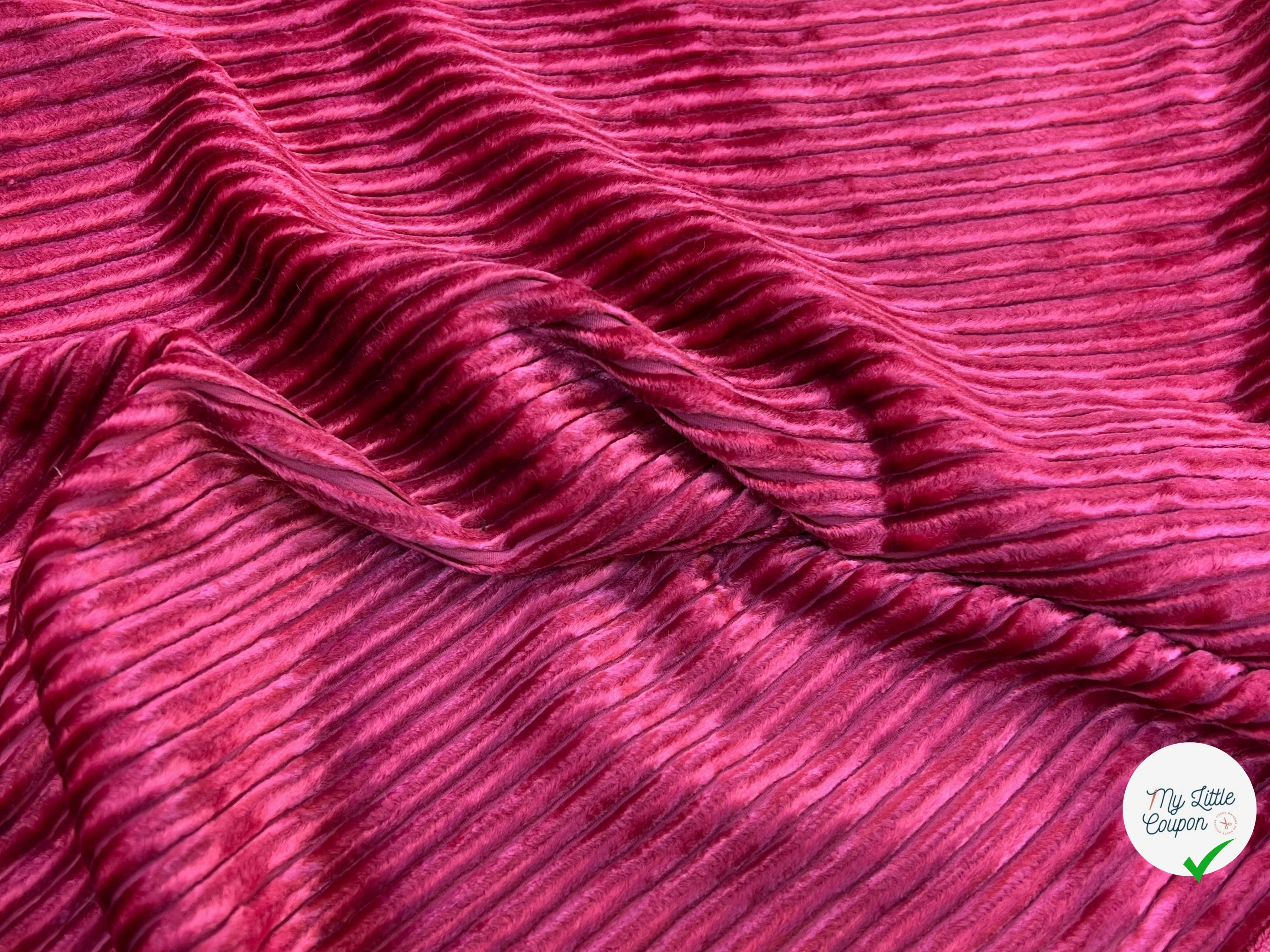 VELOURS PUEBELA ROSE 100% COTON - My Little Coupon