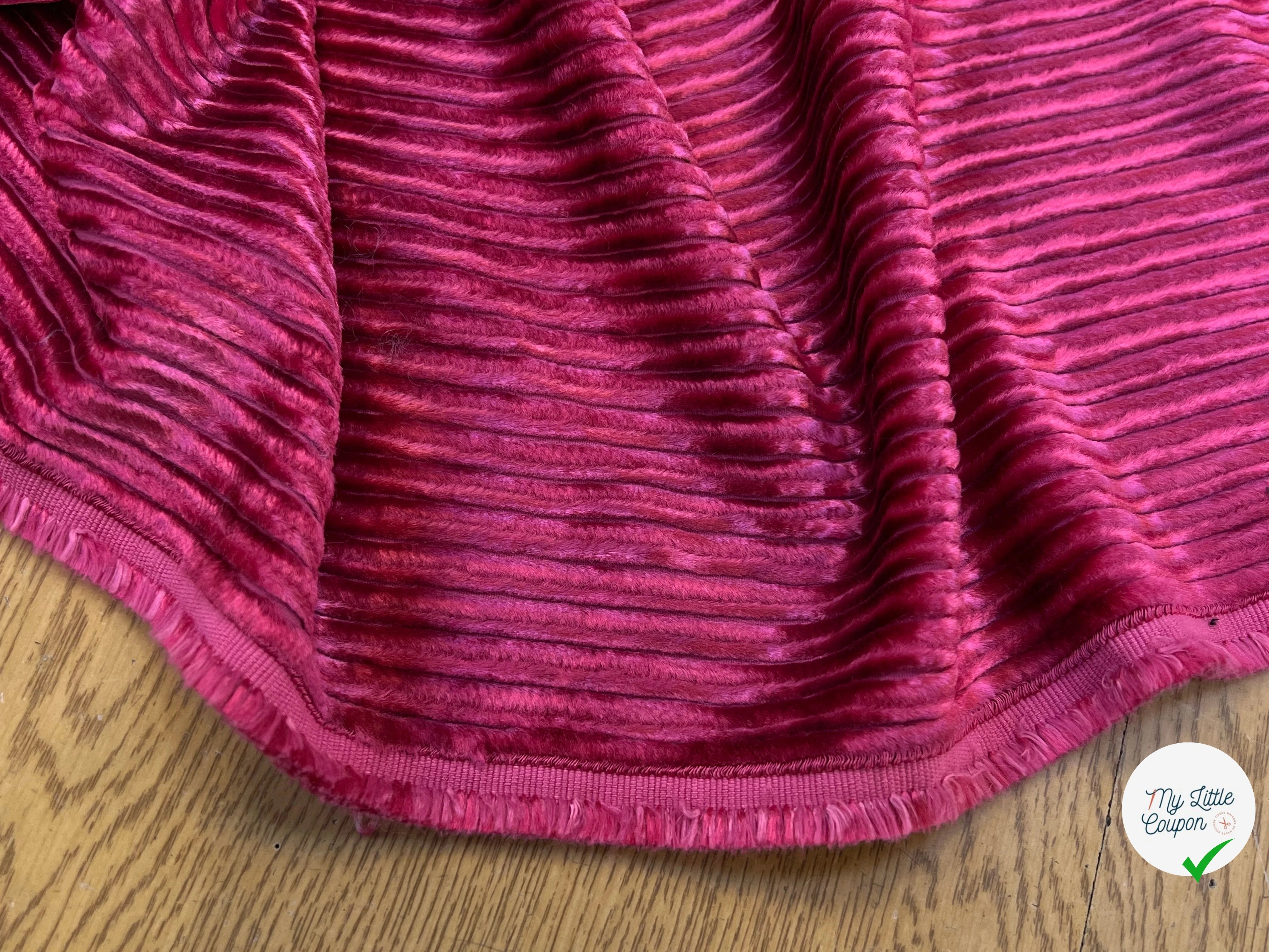 VELOURS PUEBELA ROSE 100% COTON - My Little Coupon