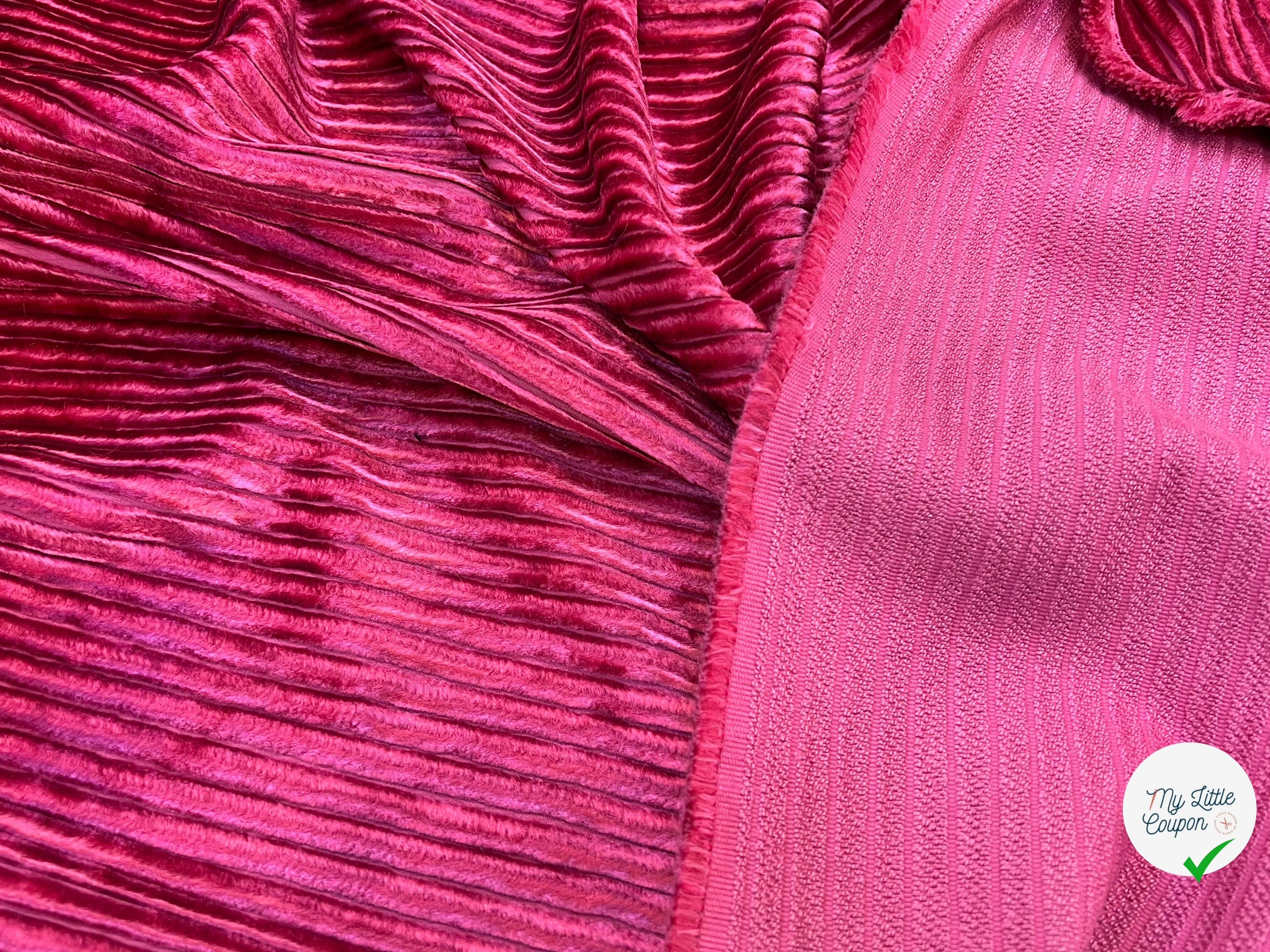 VELOURS PUEBELA ROSE 100% COTON - My Little Coupon