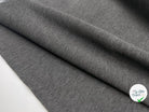 VELOUTINE CONTRECOLLÉE JERSEY GRIS - coupon de tissu de 3 mètres - My Little Coupon - tissu - coudre