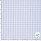 VICHY CARREAUX MOYENS COTON BLEU BÉBÉ - My Little Coupon