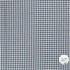VICHY CARREAUX MOYENS COTON BLEU MARINE - My Little Coupon