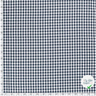VICHY CARREAUX MOYENS COTON BLEU MARINE - My Little Coupon