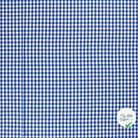 VICHY CARREAUX MOYENS COTON COBALT - My Little Coupon