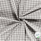 VICHY CARREAUX MOYENS COTON GRIS FONCÉ - My Little Coupon
