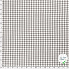 VICHY CARREAUX MOYENS COTON GRIS FONCÉ - My Little Coupon