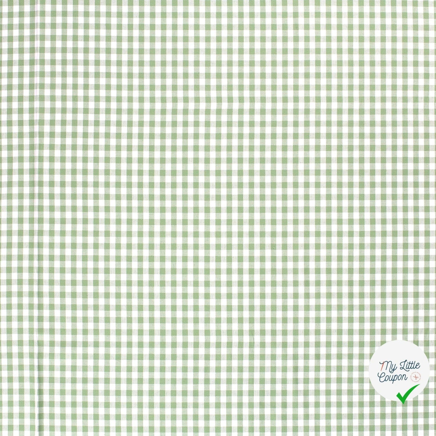 VICHY CARREAUX MOYENS COTON MENTHE - My Little Coupon