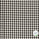 VICHY CARREAUX MOYENS COTON NOIR - My Little Coupon