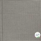 VICHY CARREAUX MOYENS COTON NOIR - My Little Coupon