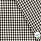 VICHY CARREAUX MOYENS COTON NOIR - My Little Coupon