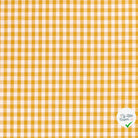 Vichy carreaux moyens coton ocre