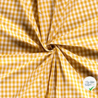 VICHY CARREAUX MOYENS COTON OCRE - My Little Coupon